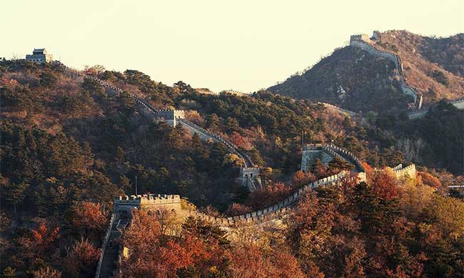 Mutianyu Great Wall Beijing Autumn