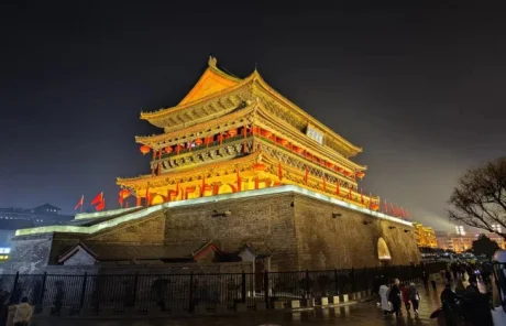 Bell Tower at Night Xian tour