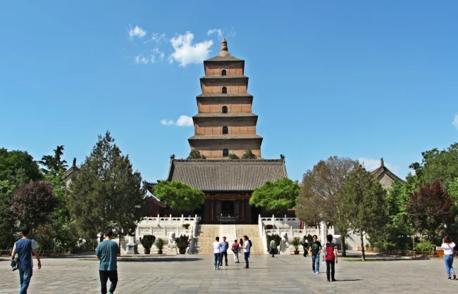 Big Wild Goose Pagoda Xian - China Xian Tour: Private & Tailor-Made China Tours Big Wild Goose Pagoda Xian