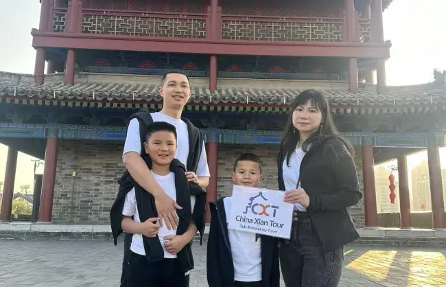 China family tour to Xian