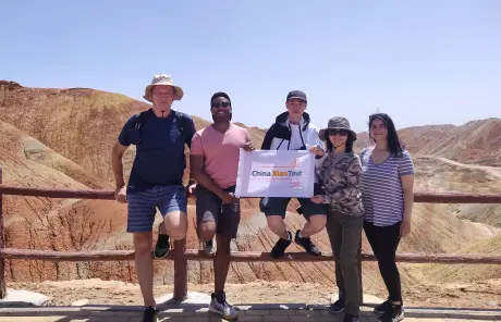 china-silk-tour-to-zhangye-1 - China Xian Tour: Private & Tailor-Made China Tours China Silk Road tours to Zhangye Rainbow Mountain