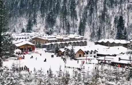 China Snow Town