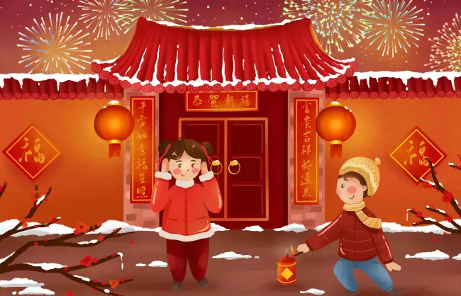 Chinese-New-Year-Firecrackers - China Xian Tour: Private & Tailor-Made China Tours Chinese New Year Firecrackers