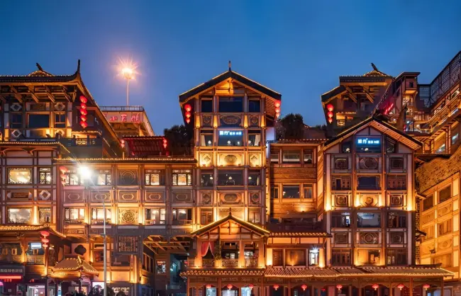 Ciqikou Ancient Town Night View - China Xian Tour: Private & Tailor-Made China Tours Chongqing tour to Ciqikou Ancient Town Night View