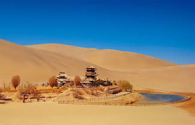 Dunhuang-Echoing-Sand-Mountain - China Xian Tour: Private & Tailor-Made China Tours Dunhuang Echoing Sand Mountain on the Silk Road Tours