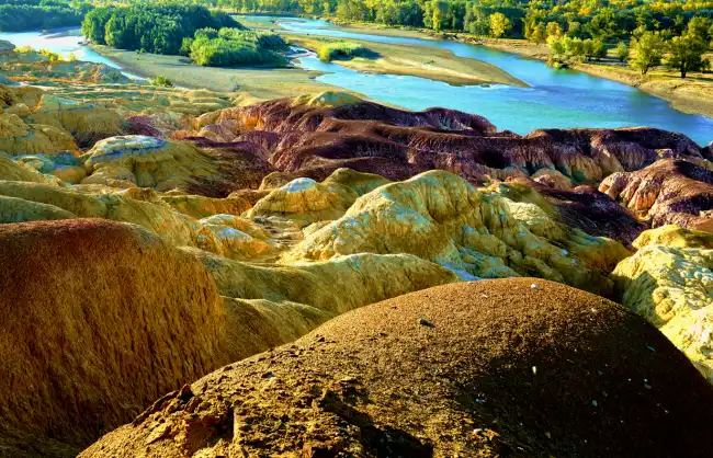 Xinjiang Five-Colored Beach Burqin