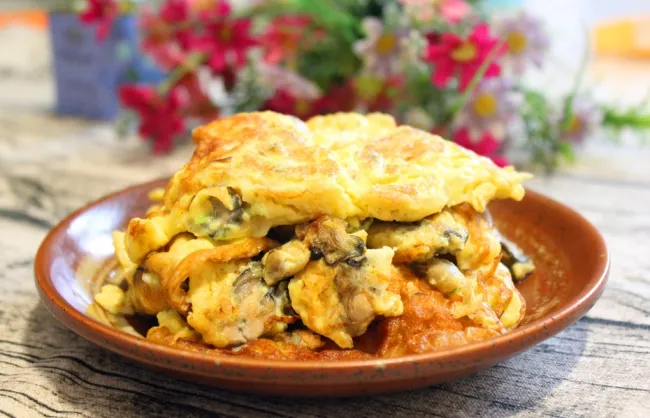 Fujian Fuzhou Food Oyster Omelettes