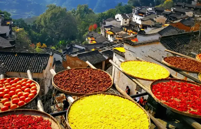 huangling-autumn wuyuan - China Xian Tour: Private & Tailor-Made China Tours huangling-autumn wuyuan