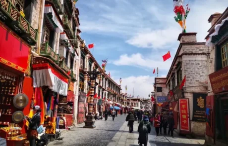 Tibet Lhasa Barkhor Street