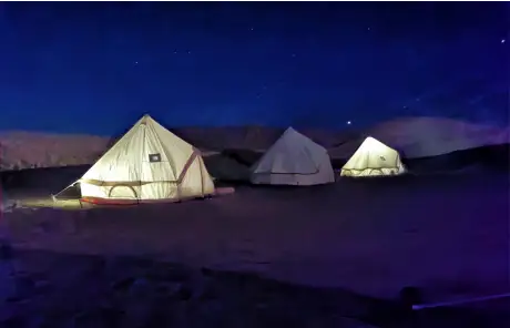 China Silk Road tours with desert camping