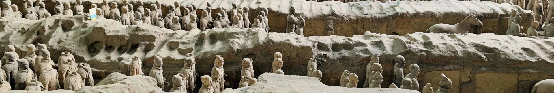 Terracotta Warriors in Xian head