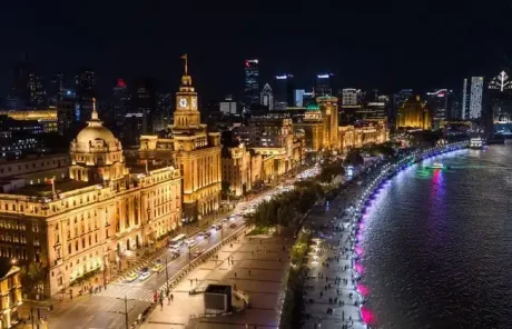 Shanghai the Bund at night