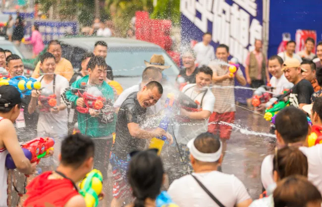 Water-splashing Festival in Xishuangbanna - China Xian Tour: Private & Tailor-Made China Tours Water-splashing Festival in Xishuangbanna