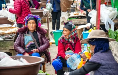 Yunnan Yuanyang Ethnic Market Bazaar