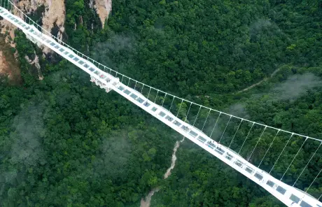 Trip to Zhangjiajie glass bridge