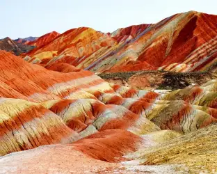 China Silk Road Tour with Zhangye Danxia Rainbow Mountain